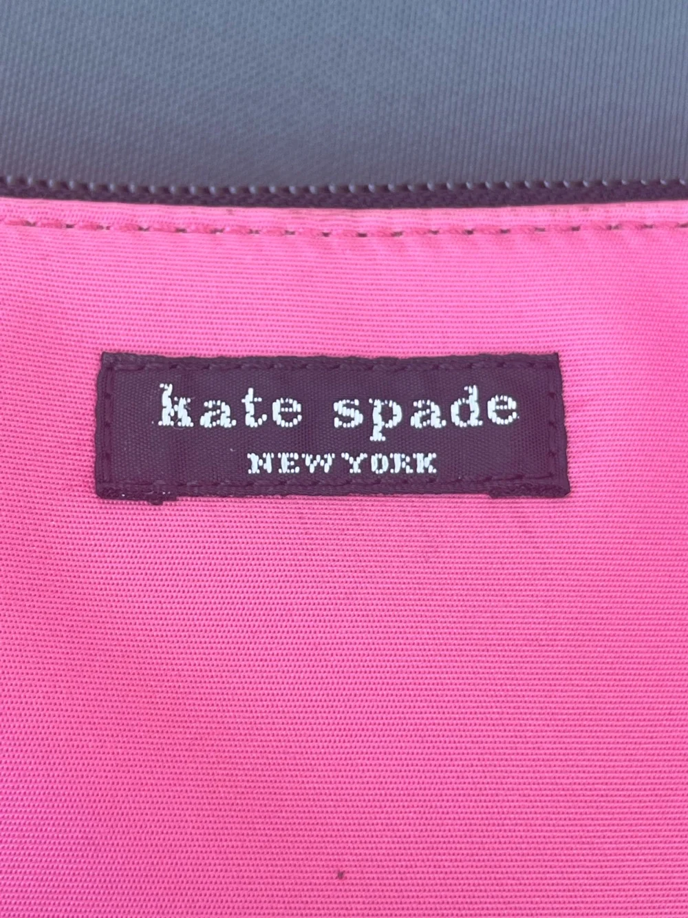 Y2K Kate Spade New York Pia Pink Nylon Shoulder Bag